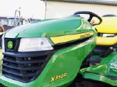 John Deere X350r traktorius su surinkimo krepšiu - nuotraukos Nr. 11