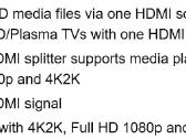 Adapteris Hdmi Splitter ir Hdmi 1m 8k laidas - nuotraukos Nr. 4