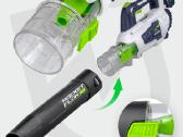 Akumuliatorinis lapų pūstuvas 20v su Turbo režimu - nuotraukos Nr. 11