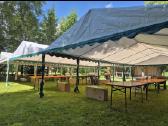 Palapinių-paviljonų nuoma pobuviams- šventėms - nuotraukos Nr. 7
