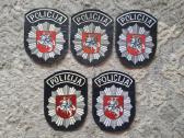 Antsiuvai su užrašu ( Policija )