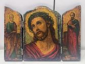 Parduodu medinę ikoną triptiką Ecce Homo - nuotraukos Nr. 2