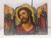 Parduodu medinę ikoną triptiką Ecce Homo - nuotraukos Nr. 8