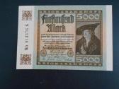 5000 markių Vokietija 1922m (retas vandens ženklas