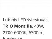 Lubinis LED šviestuvas trio Montilla - nuotraukos Nr. 3