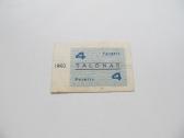 Maisto talonas , Lietuva , 1992 vasaris 4