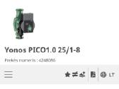 Hidraulinis siurblys Yonos Pico1.0 25/1-8 - nuotraukos Nr. 5