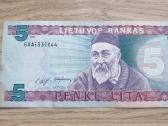 1993 metų 5 litai Gaa serija Jablonskis