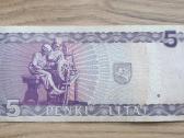 1993 metų 5 litai Gaa serija Jablonskis - nuotraukos Nr. 2