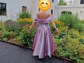 Proginė puošni alyvinės spalvos suknelė - nuotraukos Nr. 4
