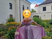 Proginė puošni alyvinės spalvos suknelė - nuotraukos Nr. 5