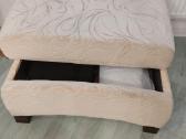 Skubiai didelė trivietė sofa plius pufas - nuotraukos Nr. 10