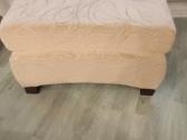 Skubiai didelė trivietė sofa plius pufas - nuotraukos Nr. 3