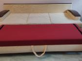Skubiai didelė trivietė sofa plius pufas - nuotraukos Nr. 2