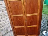 Vintažinė mid century kampinė tikmedžio indauja - nuotraukos Nr. 6