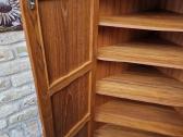 Vintažinė mid century kampinė tikmedžio indauja - nuotraukos Nr. 7