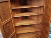 Vintažinė mid century kampinė tikmedžio indauja - nuotraukos Nr. 16