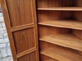 Vintažinė mid century kampinė tikmedžio indauja - nuotraukos Nr. 17