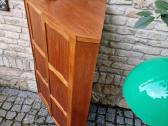 Vintažinė mid century kampinė tikmedžio indauja - nuotraukos Nr. 24
