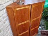 Vintažinė mid century kampinė tikmedžio indauja - nuotraukos Nr. 25