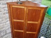 Vintažinė mid century kampinė tikmedžio indauja - nuotraukos Nr. 27