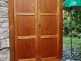 Vintažinė mid century kampinė tikmedžio indauja - nuotraukos Nr. 30
