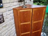 Vintažinė mid century kampinė tikmedžio indauja - nuotraukos Nr. 31