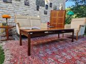 Vintažinis mid century riešutmedž. kavos staliukas - nuotraukos Nr. 2