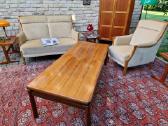 Vintažinis mid century riešutmedž. kavos staliukas - nuotraukos Nr. 31