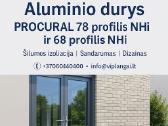 Aliuminio lauko ir vidaus durys - nuotraukos Nr. 8