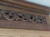 Drožinėta detalė, raudonmedžio ornamentai. - nuotraukos Nr. 5