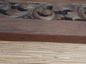 Drožinėta detalė, raudonmedžio ornamentai. - nuotraukos Nr. 6