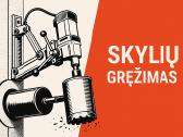 Skylių gręžimas betone, mūre, gelžbetonyje nuo 30€