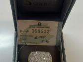 Auksinis žiedas 585 su deimantais 1.32ct.