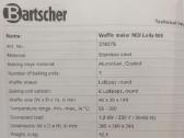 Vaflinė Bartscher Lolly 600 mažai naudota - nuotraukos Nr. 5