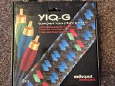 Video kabelis komponentinis Audioquest Yiq-g 3 m.