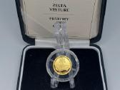 Latvija 1998 10 latu Zelta vesture auksine moneta