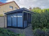 Sodo namelis – pavėsinė stoginė sandėliukas 15.9m2 - nuotraukos Nr. 5