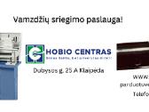 Garso Slopintuvų Vamzdžių Sriegimo Darbai