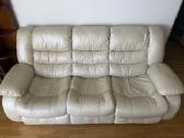 Parduodama odinė sofa su miegojimo funkcija - nuotraukos Nr. 3