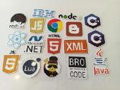 50 vnt. lipdukai IT programavimas