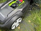 Greenworks optimow 4 vejos robotas naudotas 4.5aro - nuotraukos Nr. 2