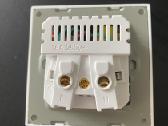 Sieninis lizdas su Usb prievadais +C tipo 220v - nuotraukos Nr. 5