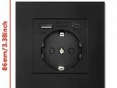 Sieninis lizdas su Usb prievadais +C tipo 220v - nuotraukos Nr. 9