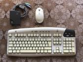 Retro Logitech Cordless Desktop klaviatūra ir pelė