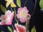 Asos nauja mėlyna siuvinėta gėlėmis ilga suknelė - nuotraukos Nr. 4