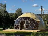 7m 40kv. glamping Gk kupolas, pavėsinė, vasarnamis