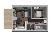 Modulinis namas 50m2 + - nuotraukos Nr. 4