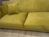 Tvirta švelnaus aksomo garstyčių spalva 2000x800mm - nuotraukos Nr. 2