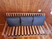 Sofa ąžuoliniu rėmu - nuotraukos Nr. 6